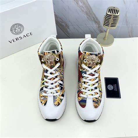 versace high top sneakers fake|high top versace sneakers men.